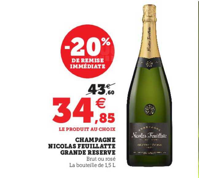 champagne nicolas feuillatte grande réserve