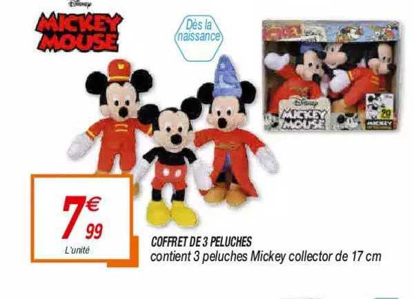 Coffret De 3 Peluches