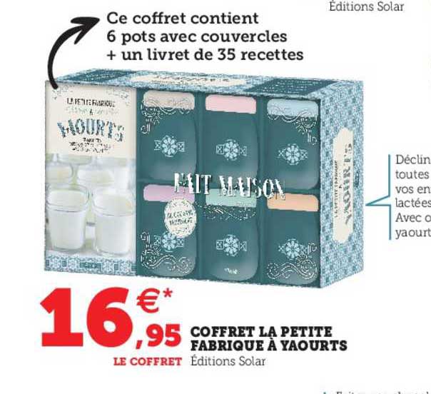 Coffret La Petite Fabrique à Yaourts