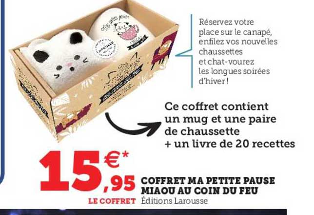 coffret ma petite pause miaou au coin du feu