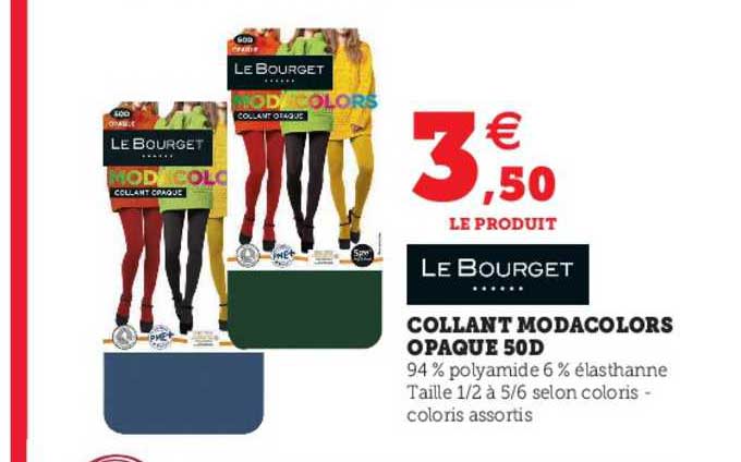 collant modacolors opaque 50d le bourget