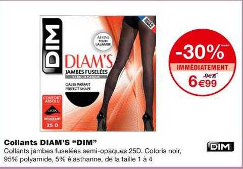 Collants Diam's "dim"