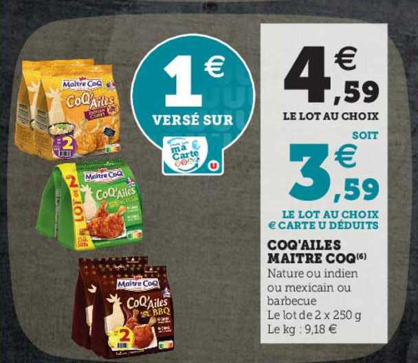 coq'ailes maitre coq