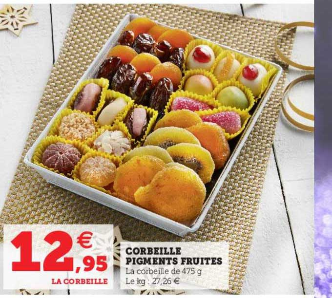 corbeille pigments fruités