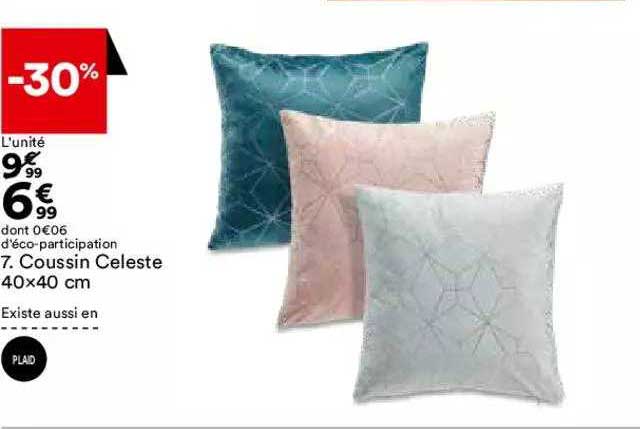 Coussin Celeste 40 X 40 Cm