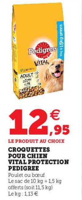 Croquettes Pour Chien Vital Protection Pedigree