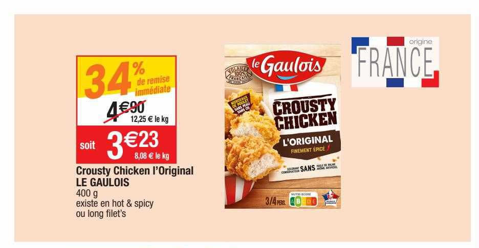 crousy chicken l'original le gaulois