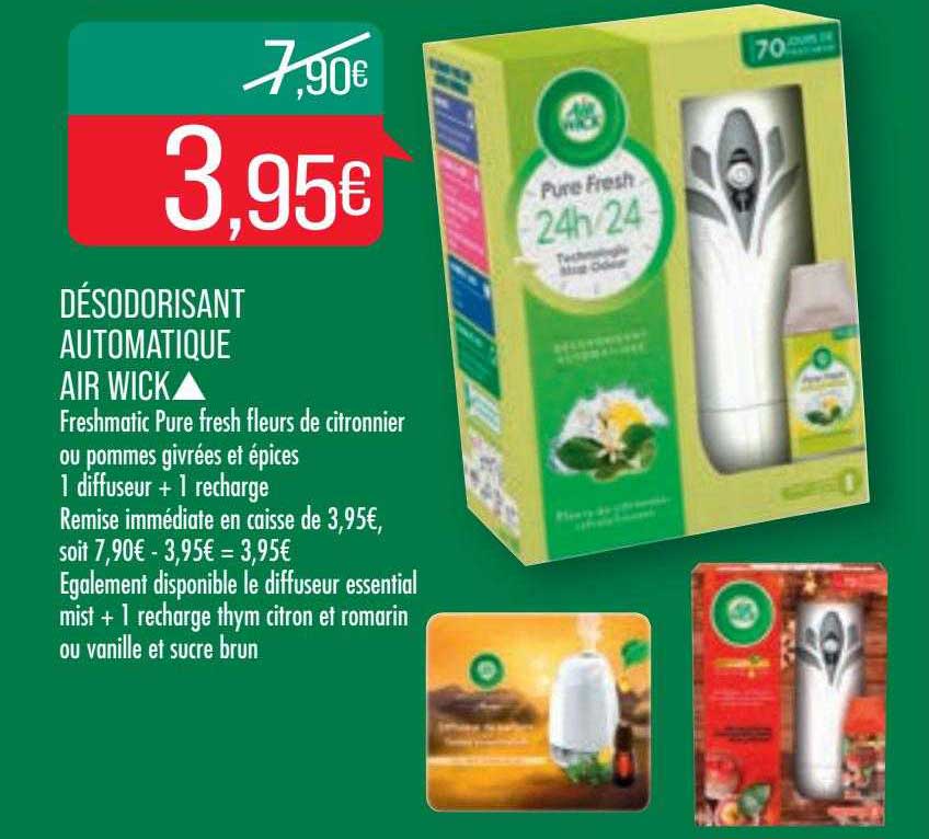désodorisant automatique air wick
