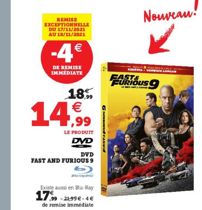 dvd fast and furious 9
