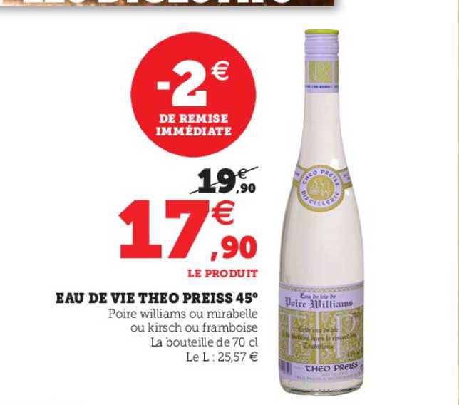 Eau De Vie Théo Preiss 45°