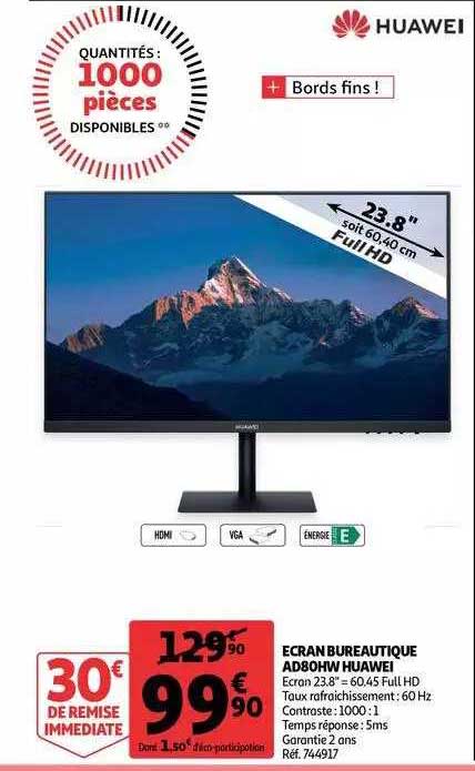 écran bureautique ad80hw huawei