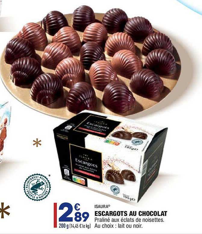 escargots au chocolat isaura