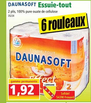 essuie-tout daunasoft