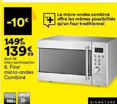 four micro-ondes combiné signature