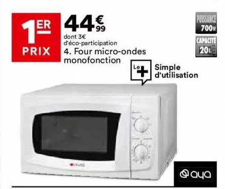 Four Micro-ondes Monofonction Aya