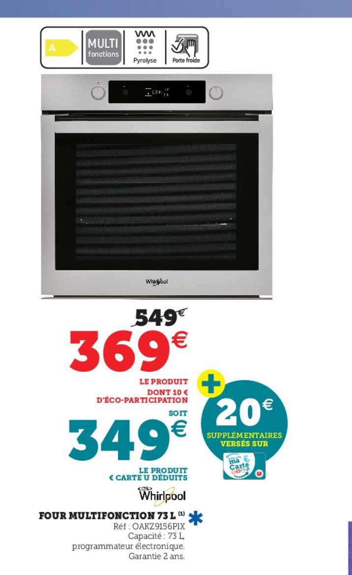 four multifonction 73 l whirlpoo