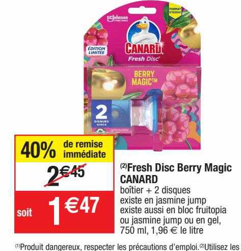Fresh Disc Berry Magic Canard