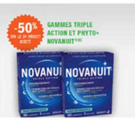 gammes triple action et phyto+ novanuit