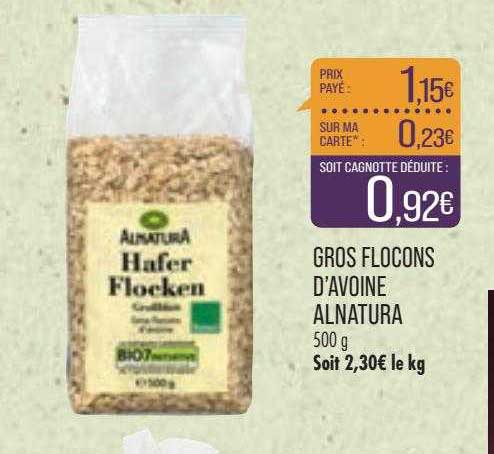 gros flocons d'avoine alnatura