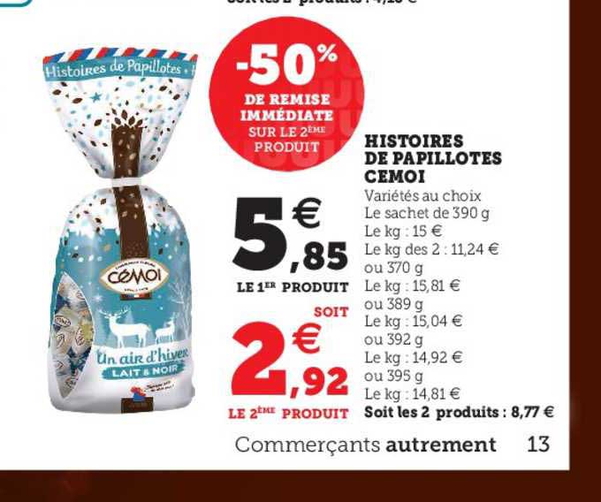 histoires de papillotes cémoi