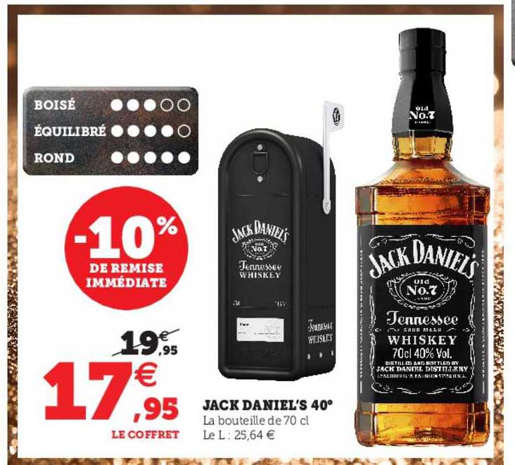 jack daniel's 40°