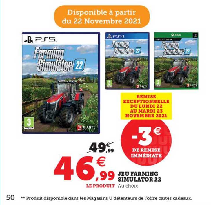 jeu farming simulator 22