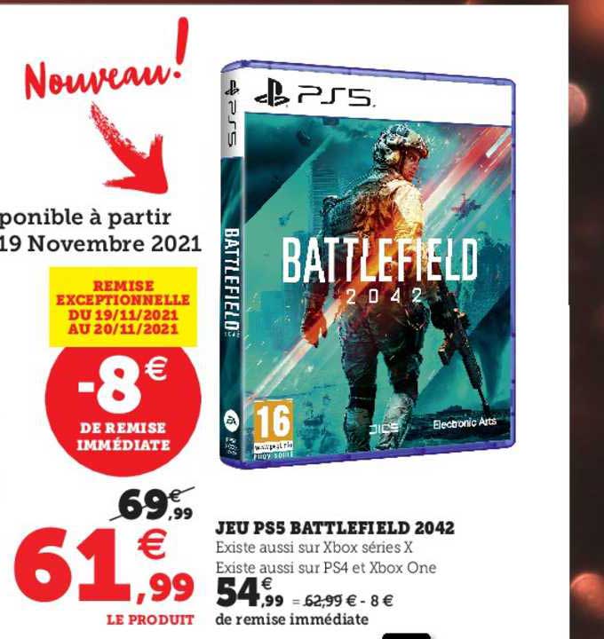 jeu ps5 battlefield 2042