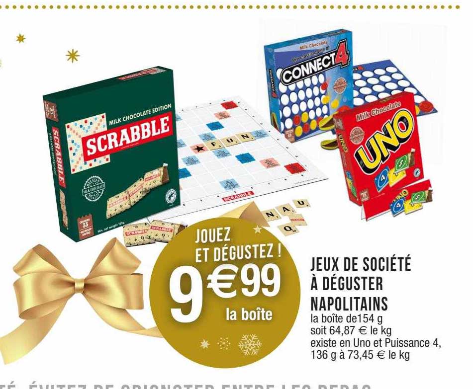 jeux de société à déguster napolitains