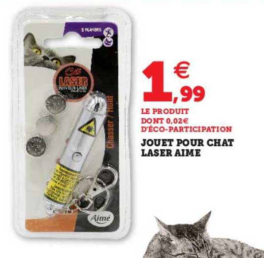 Jouet Pour Chat Laser Aimé