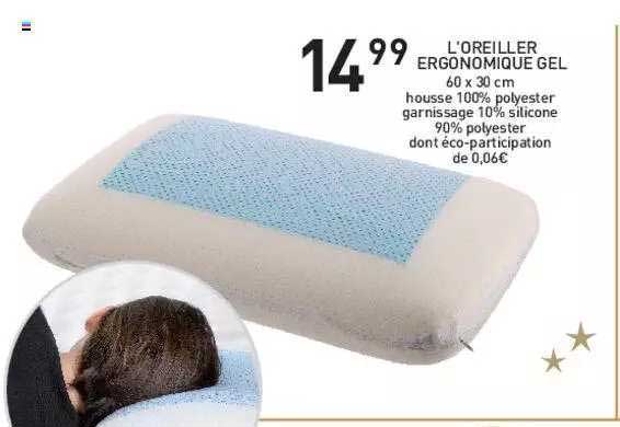 l'oreiller ergonomique gel