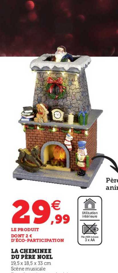 la cheminée du père noël