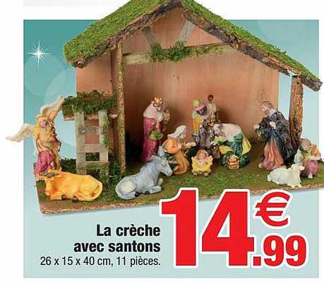 La Crèche Avec Santons