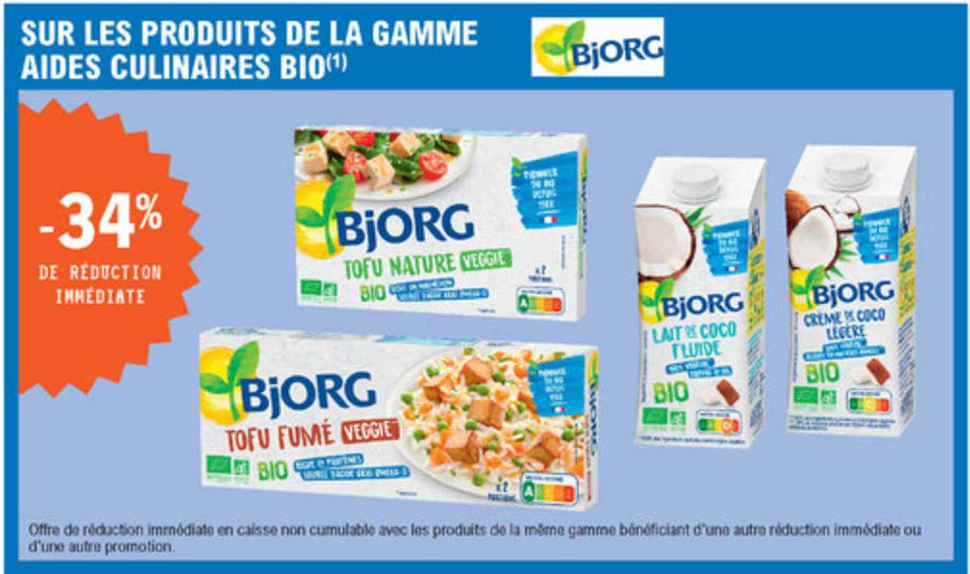 la gamme aides culinaires bio