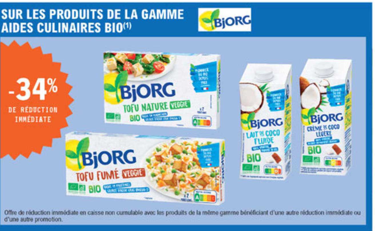 la gamme aides culinaires bio