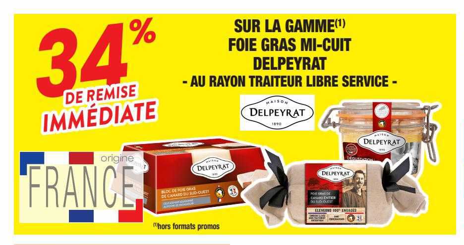 la gamme foie gras mi-cuit delpeyrat
