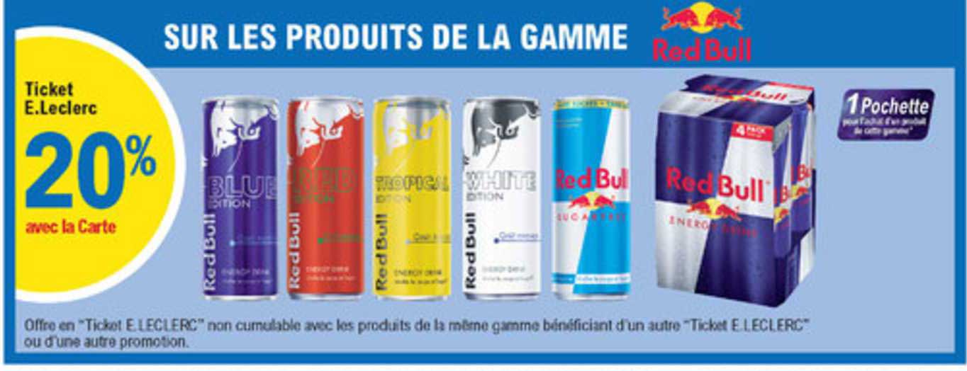 la gamme red bull