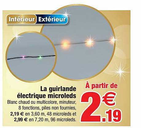 la guirlande électrique microleds