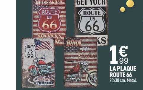 la plaque route 66