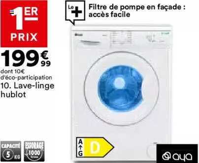 Lave-linge Hublot Aya