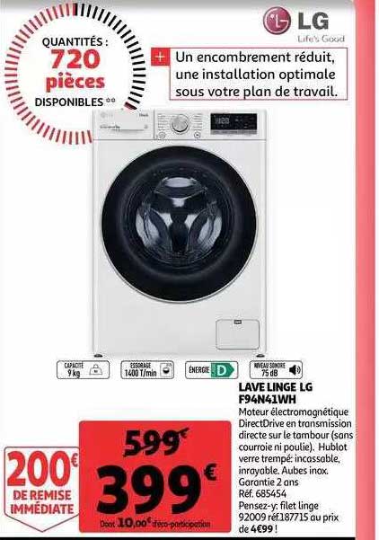 lave linge lg