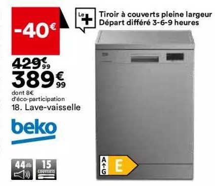 lave-vaisselle beko