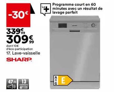 lave-vaisselle sharp
