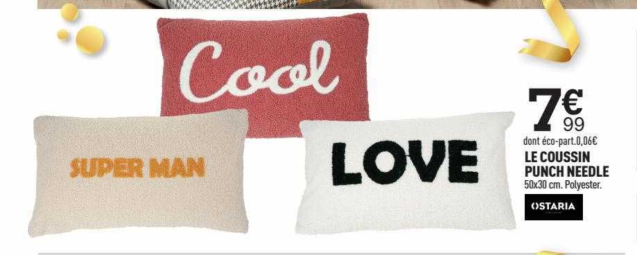 Le Coussin Punch Needle