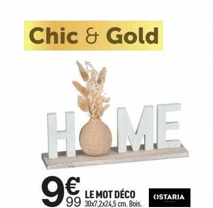 le mot déco ostaria