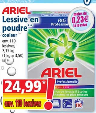 Lessive En Poudre Ariel