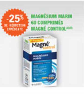 magnésium marin 60 comprimés magné control