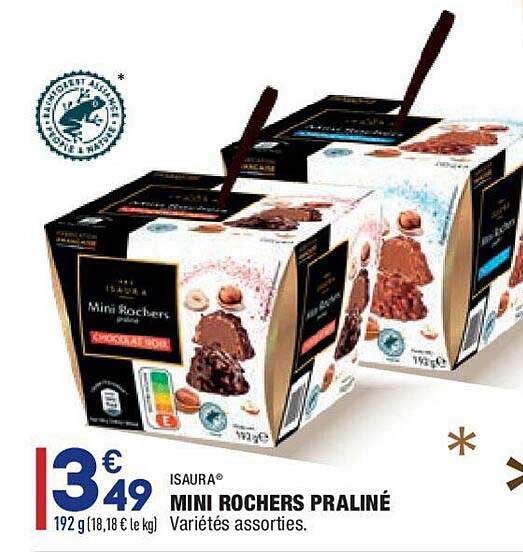 mini rochers praliné isaura