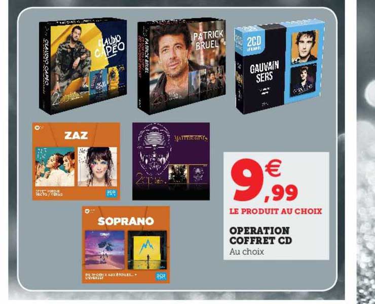 Opération Coffret Cd