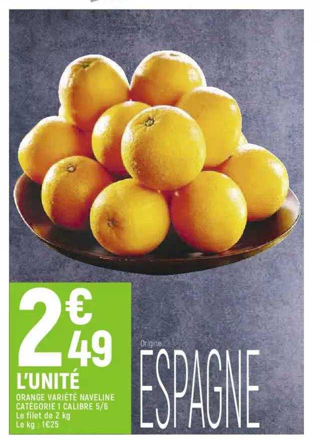 orange variété naveline