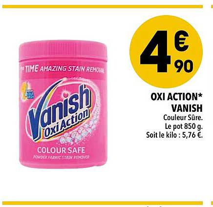 oxi action vanish